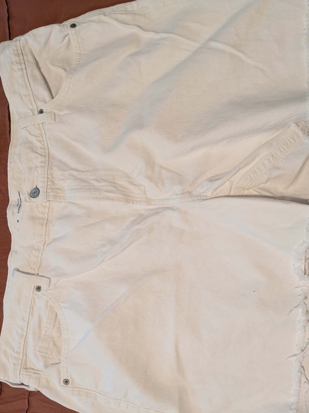 Old Navy White Jean Shorts